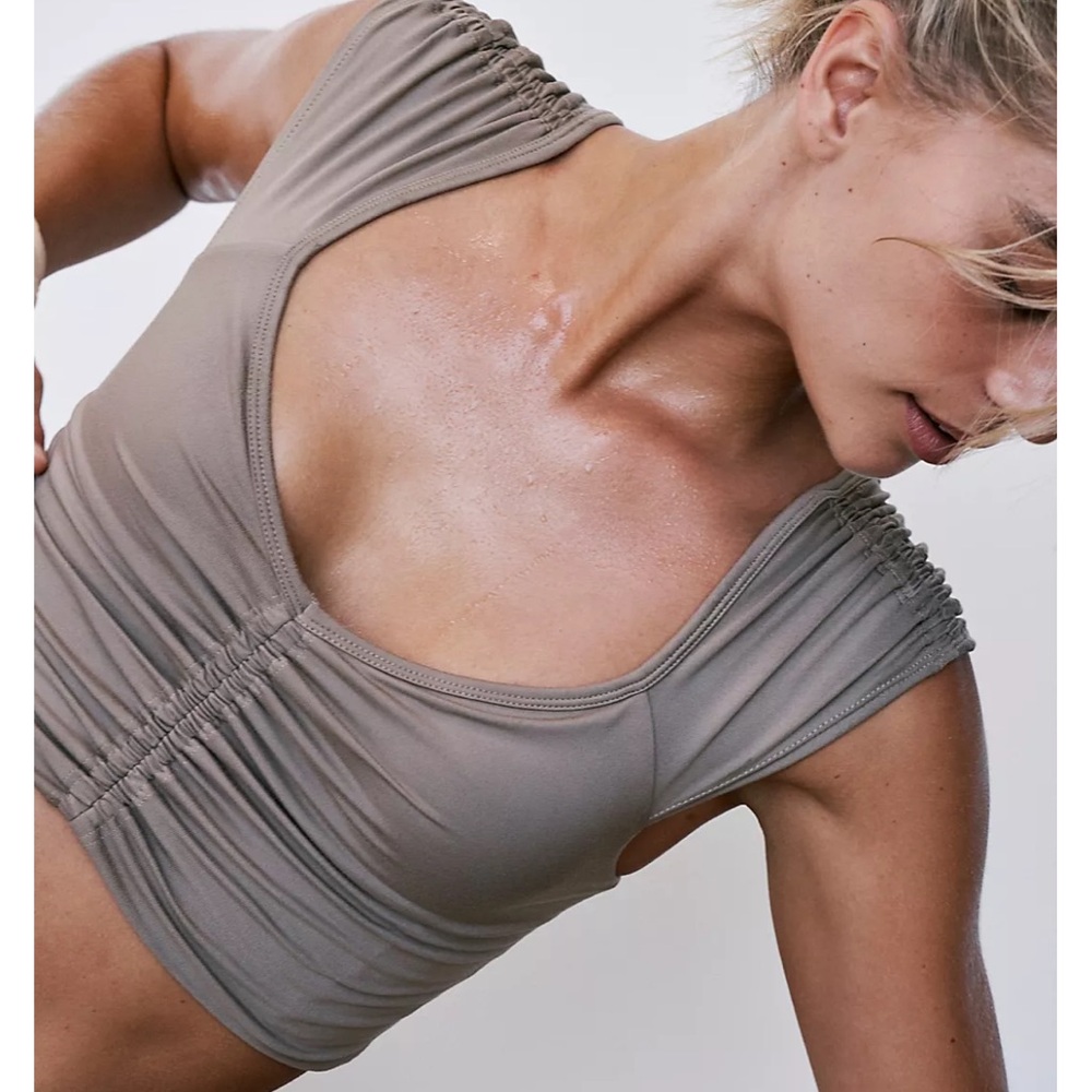 Free People Movement Yoga Tank Top Crop Work Out Stretchy